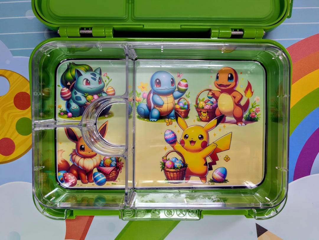 Pokemon, Insert, Lunchbox Insert, Snack Insert, Breadbox Insert - Etsy