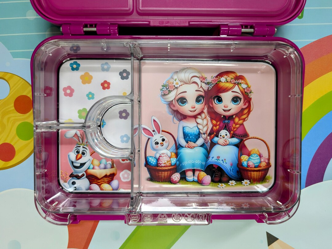 Anna Elsa Olaf, Insert, Lunchbox Insert, Snack Insert, Breadbox Insert ...
