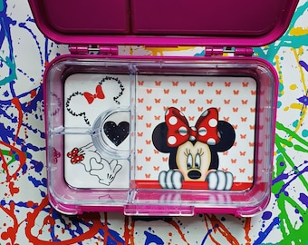 Minnie, Tiere, Personalisiert , Lunchboxeinlage , Lunchbox , Brotdose