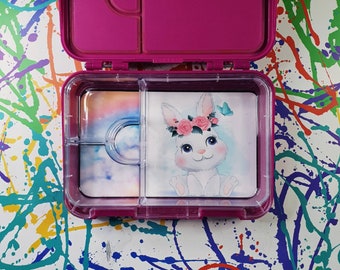 Rabbit, Personalized , Lunchbox insert , Lunchbox , Lunch box