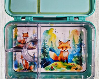 Fuchs, Fox , süß , Personalisiert , Lunchboxeinlage , Lunchbox , Brotdose