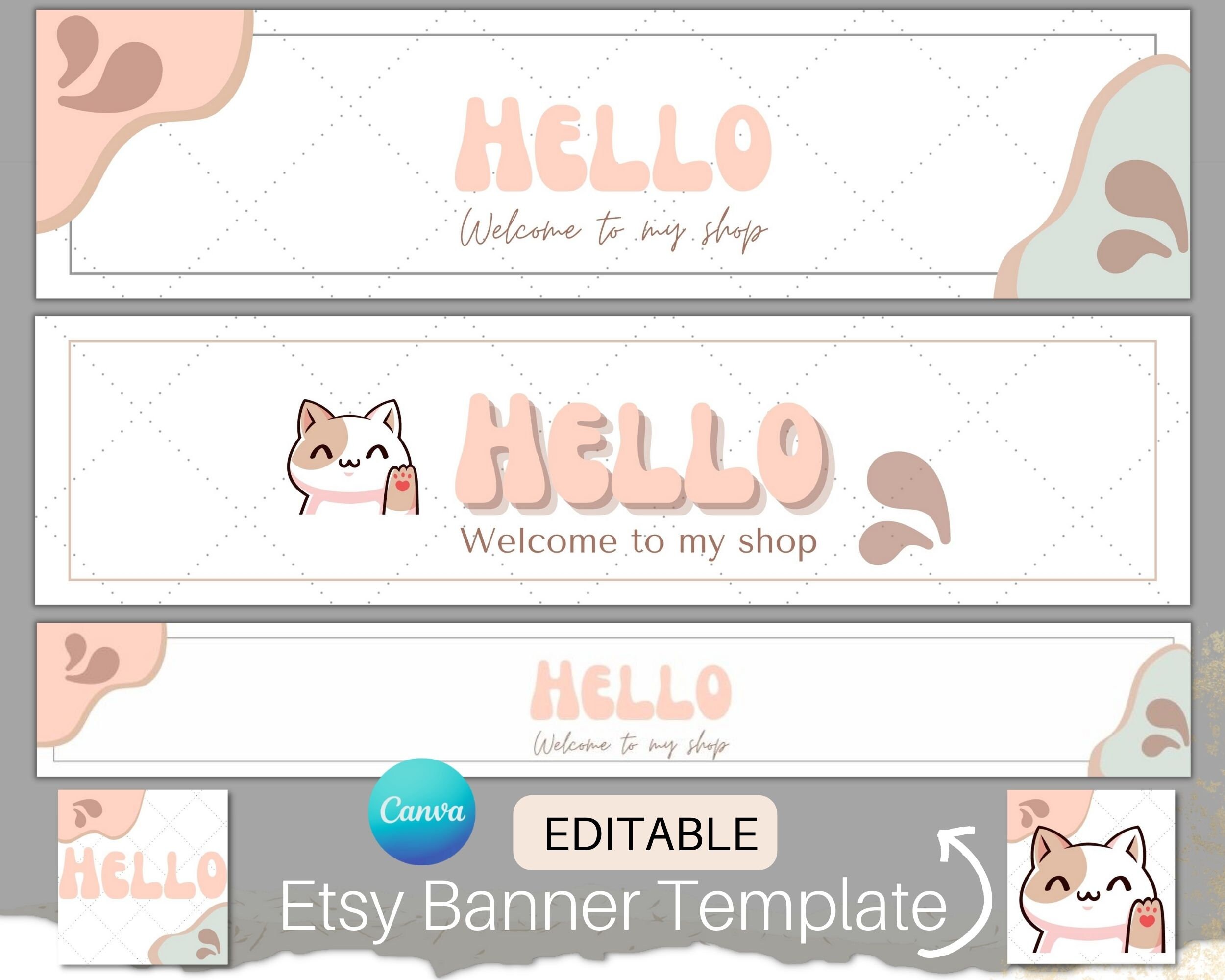 Fun Etsy Banner Etsy Shop Banner Etsy Banner Template Etsy