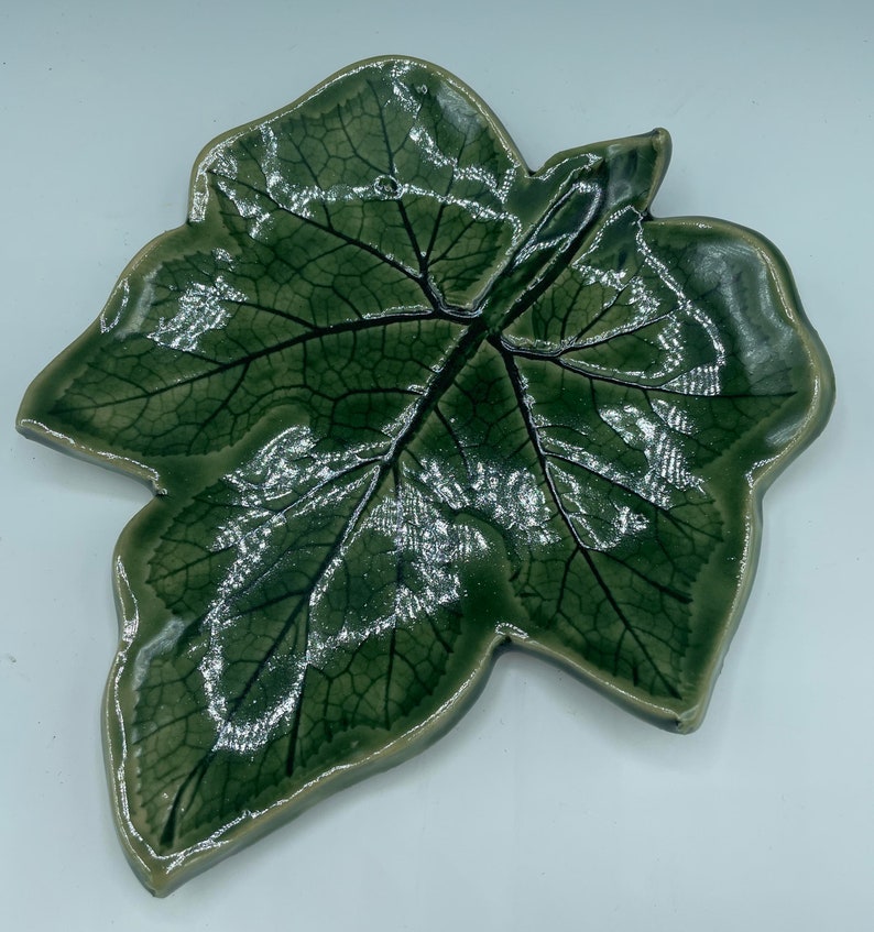 Ceramic Leaf Plates Etsy