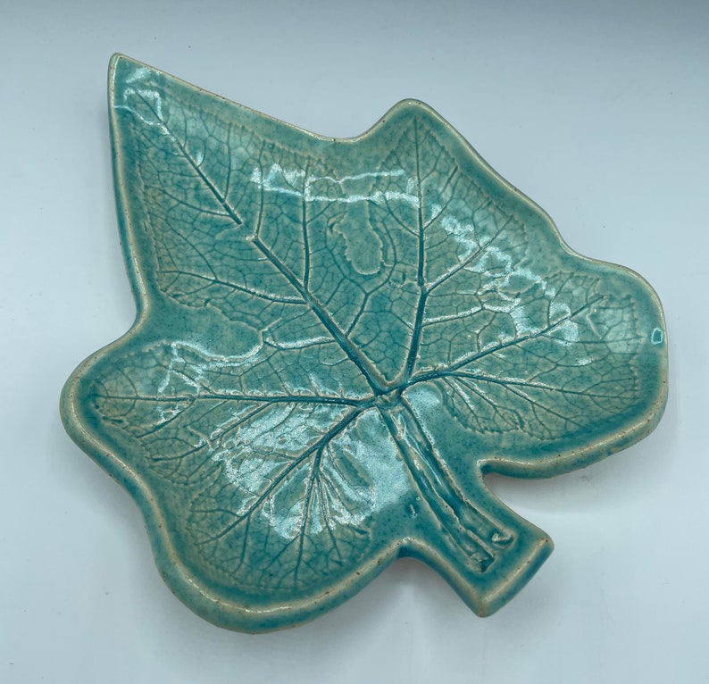 Ceramic Leaf Plates Etsy