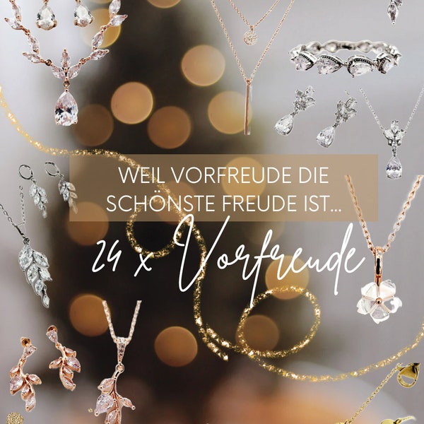 Calendrier de l'Avent bijoux • Cadeau Noël femme • Calendrier de l'Avent femme • Cadeau Noël femme • Calendrier Noël bijoux