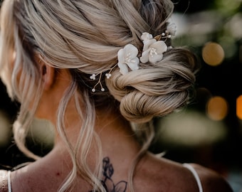 Bridal Hair Pins • Wedding Hair Pins • Bridal Hair Accessories • Wedding Accessories • White Hair Pins • Bridal Accessories • Hair Pins