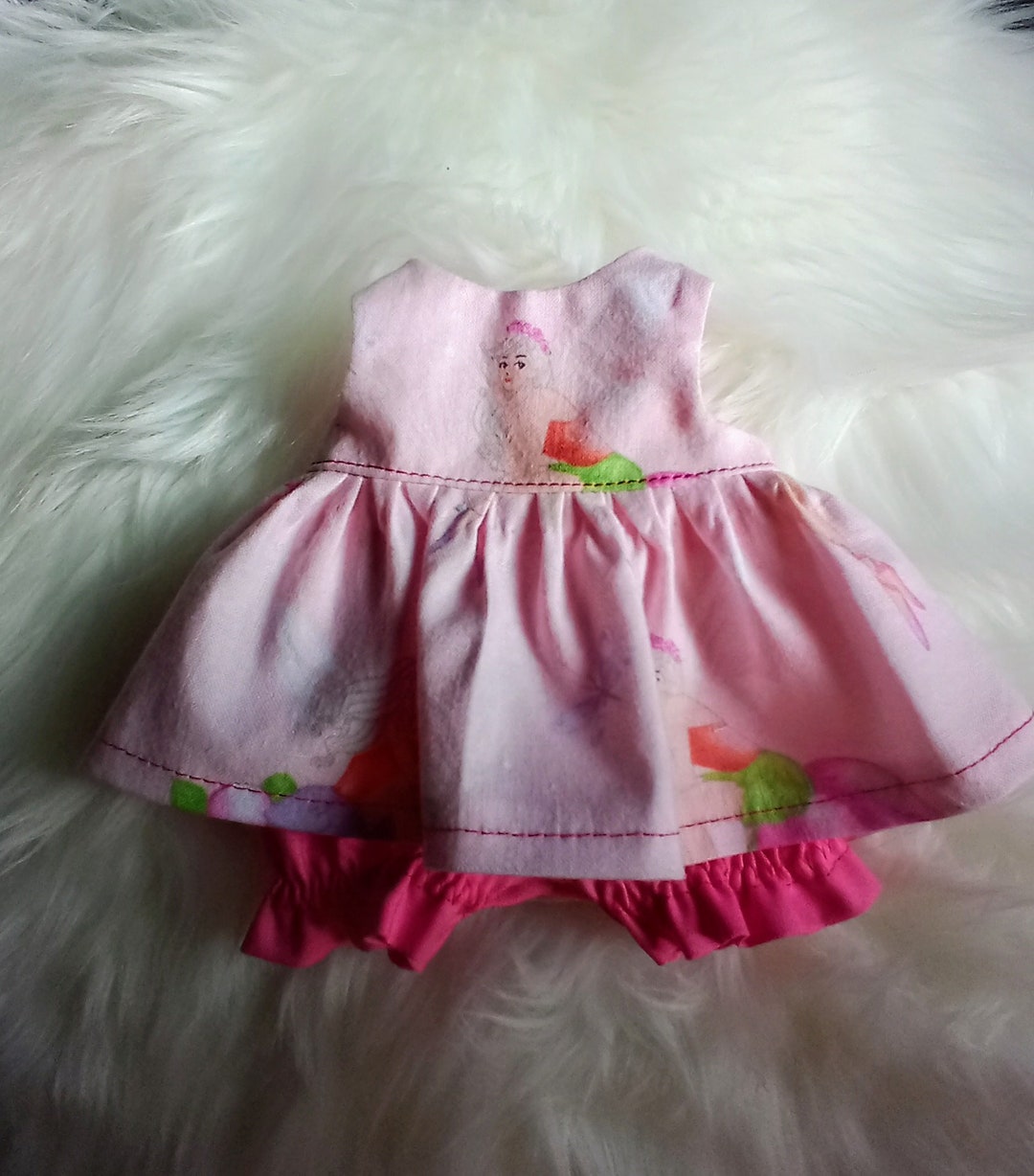 10 Inch Reborn Silicone Doll Clothes Dress and Matching Bloomers Last One Left Ready to Ship