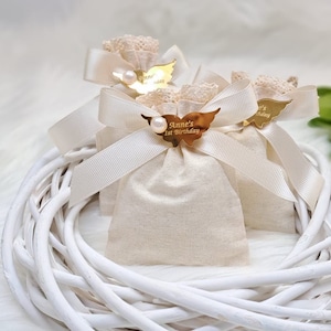 Sacchetti portaconfetti personalizzati, sacchetti vuoti di lavanda, sacchetti, bomboniere per baby shower, sacchetti per dolcetti personalizzati, sacchetti portaconfetti per ospiti, regalo di Capodanno