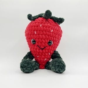 CROCHET PATTERN | crochet strawberry | amigurumi strawberry | crochet berry pattern | crochet berry plush | Instant PDF download