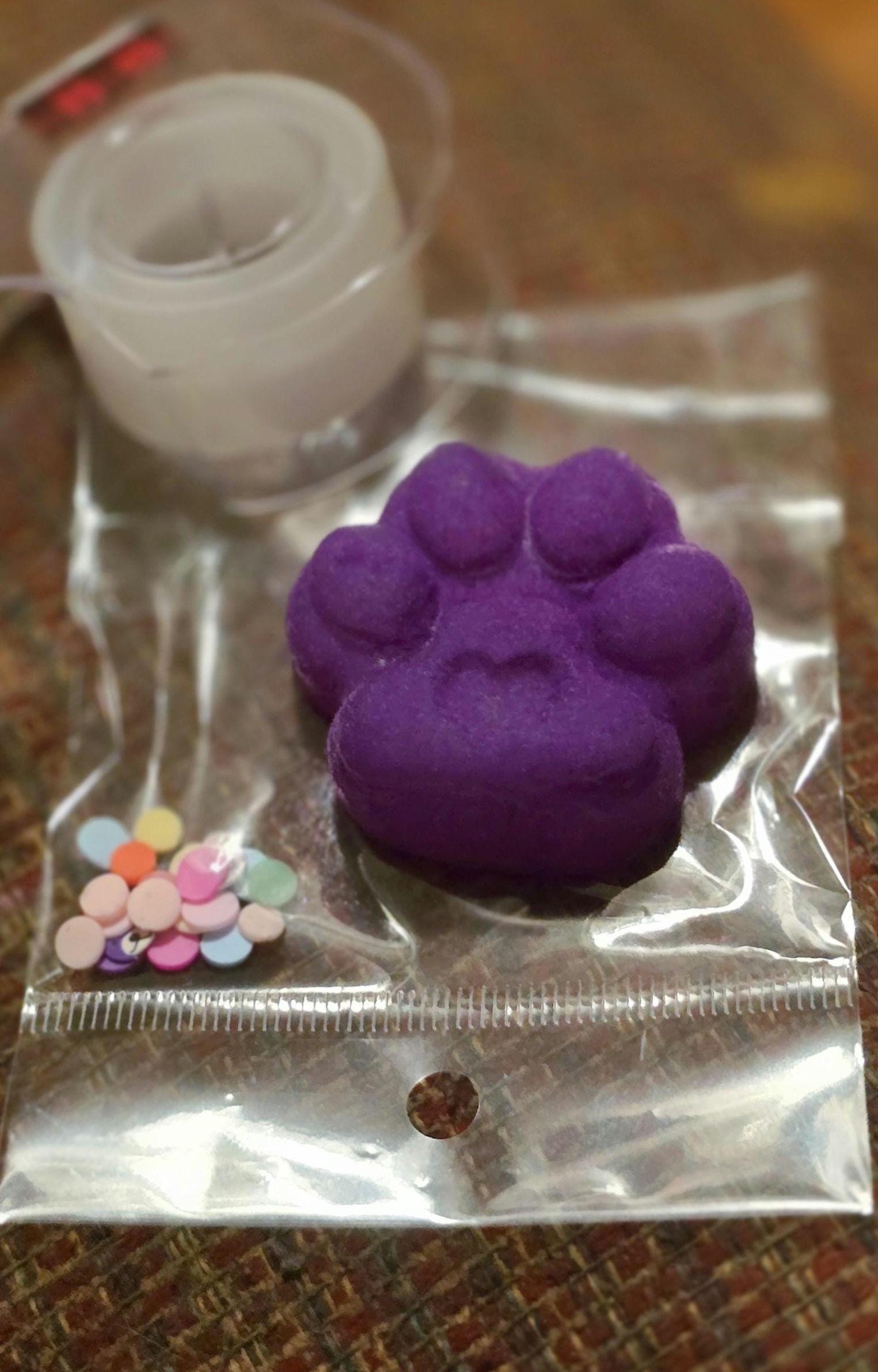 Squishy. Paw Print Squishy toy.