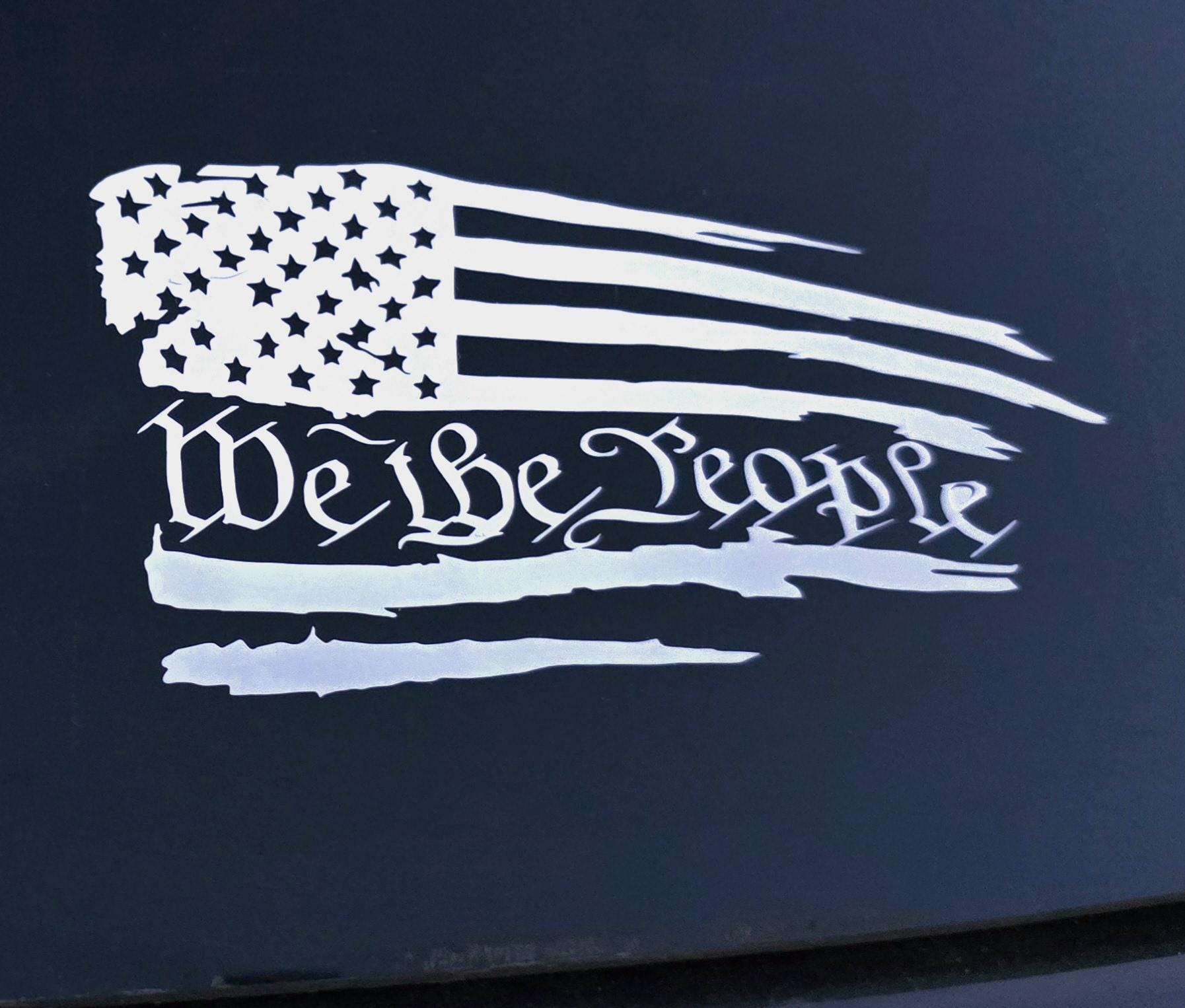 Vinyl Decal, We the people flag. - Thumbnail 2