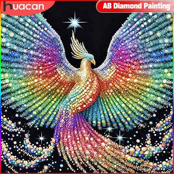 5D DIY Full AB Diamond Embroidery Mosaic Peacock Diamond Painting Kit 