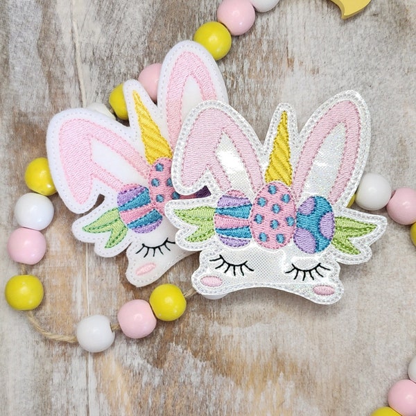 Bunnicorn Headband Slider Embroidery Design