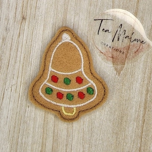 Bell Cookie Embroidery Design