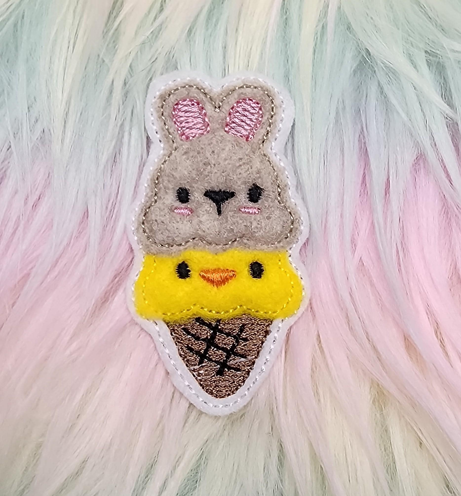 Hase Zapfen Applikation