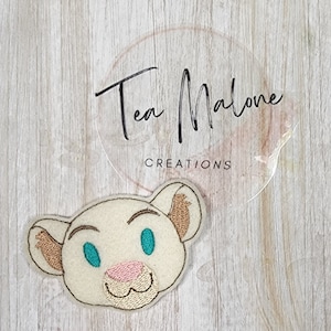 Lioness Cub Feltie Embroidery Design