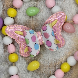 Satin Butterfly Bow Embroidery Design