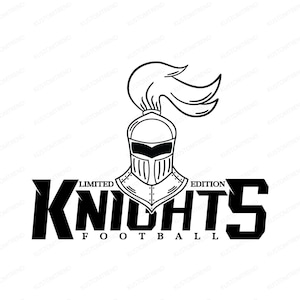 Knights Football Mom Shirt SVG: Mascot Design (Digital Download)