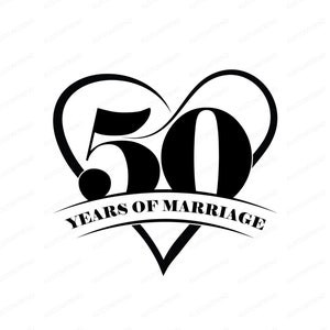 結婚 50 周年記念シャツ昇華 Png ファイル、カップル シャツ SVG、夫婦記念日 T シャツ SVG、50 周年記念 SVG Cricut カット ファイル