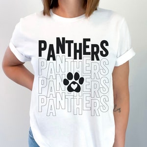 Panthers Mascot Svg File for Cricut, Panthers School Spirit Shirt Cut File, Panthers Cheer Mom Svg, Panthers Football Svg Panthers Pride Svg
