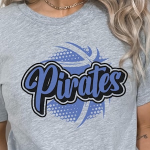 Piraten Basketball Maskottchen SVG: Cricut & Printable PNG Design (Digitaler Download