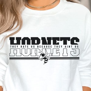 Hornets MaskottchenSvg Cut File, Sport SVG, Hornets Pride svg, Hornets digitaler Download svg, Hornets Png, Hornets Shirt svg, gelbe Jacken svg