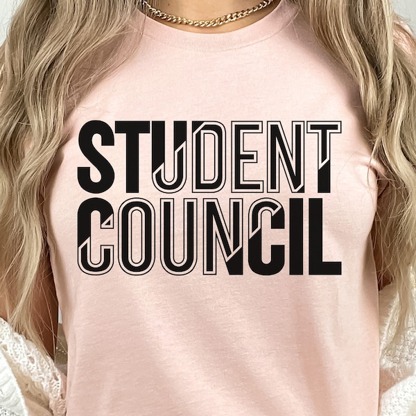 Student Council Svg Cricut/Silhouette Digital Download School Spirit Png, Back to School Student Counsellor Sublimation Design Craft File