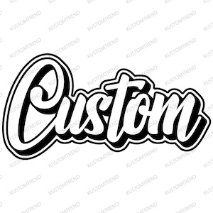 Aangepaste Svg-tekstbestanden voor Cricut en Silhouette, Custom Design Text Print, Gepersonaliseerde tekst digitale download, Custom Request Design Listing