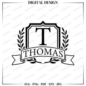Split-Monogramm SVG-Bundle: Alphabet-Schnittdateien für Cricut & Silhouette (digitaler Download