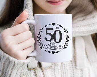 50th Anniversary SVG: Parents Wedding Anniversary Cut File (Digital Download)