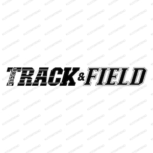 Track and Field SVG Cut File: Runner, Cheer Mom (Digital Download)