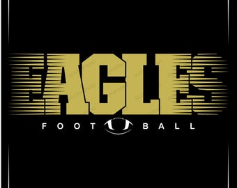 Eagles Football SVG: Team Spirit Design (Digital Download)
