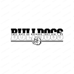 Bulldogs Team Mascot SVG File: Cricut, Sublimation (Digital Download) image 2
