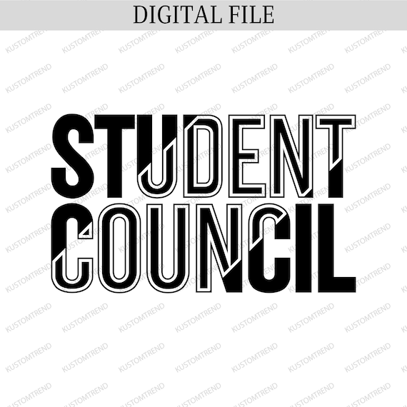 Student Council SVG: School Spirit Design (Digital Download)
