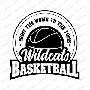 Wildcats Basketball Svg, Game Day, Digital File Download Basketball Shirt Svg, Silhouette Studio, Basketball Team Svg, Wildcat Svg Sports