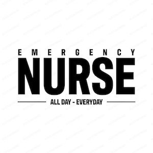 Nurse SVG | Er Nurse Cut File | Cut File For Silhouette | Cricut Cut Files | Er Nurse PNG | Registered Nurse Mode PNG | Nursing School