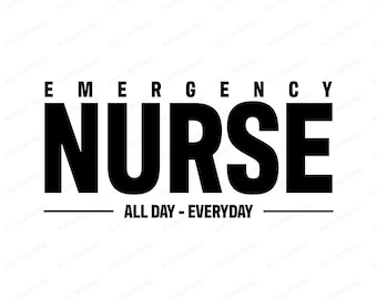 ER Nurse SVG: Emergency Room Design (Digital Download)
