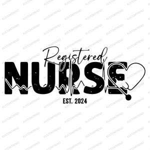 Krankenschwester SVG: RN Life, Stethoskop Herz (Digitaler Download)