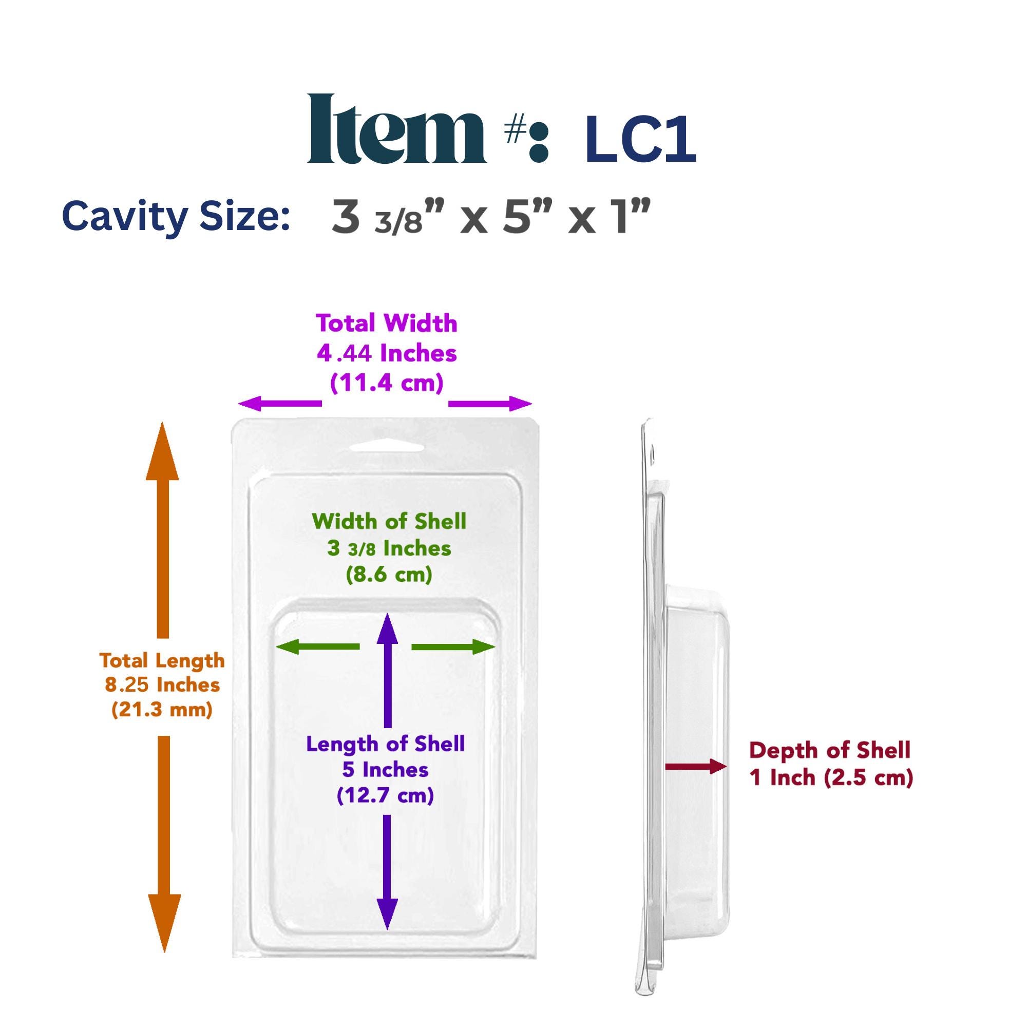 Plastic Clamshell Packaging: Size Large, Retail Blister Pack Sample - Etsy