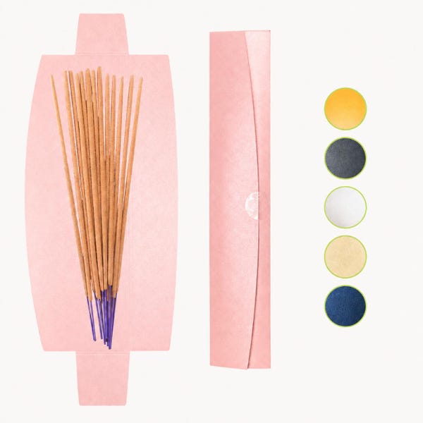 Envelopes para Incenso: Papel Cartão Brilhante, Capacidade para 10 a 15 Varetas, Conjunto com 10 Envelopes