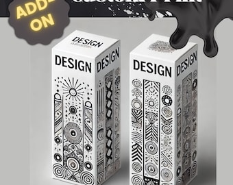 1 Color Logo Printing Add-On, Personalized Your Packaging with Black Ink