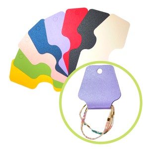 Tarjetas plegables para pulseras, embalaje para joyería (100 unidades)