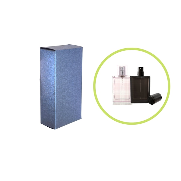 Cologne Boxes Fragrance Packaging in Navy Blue for Perfume Bottle Boxes Wholesale Blanks