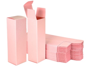 1oz Cosmetic Packaging, Pink Dropper Bottle Boxes Set of 10