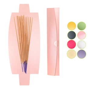 Envase para varillas de incienso, 11.5" de capacidad, para fabricantes de varillas de incienso artesanales, con capacidad para 10 a 15 varillas. Juego de 100 unidades.