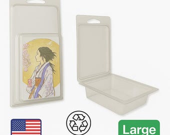 Retail Packaging - Large Clamshell Plastic Display, Set of 10