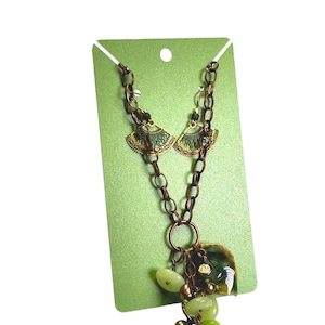 Necklace Display Card With Earring Holes And Back Pocket Chain for Jewelry Packaging Set of 50 Units
