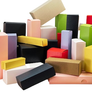 Product Box Samples of Single Empty Packaging Boxes