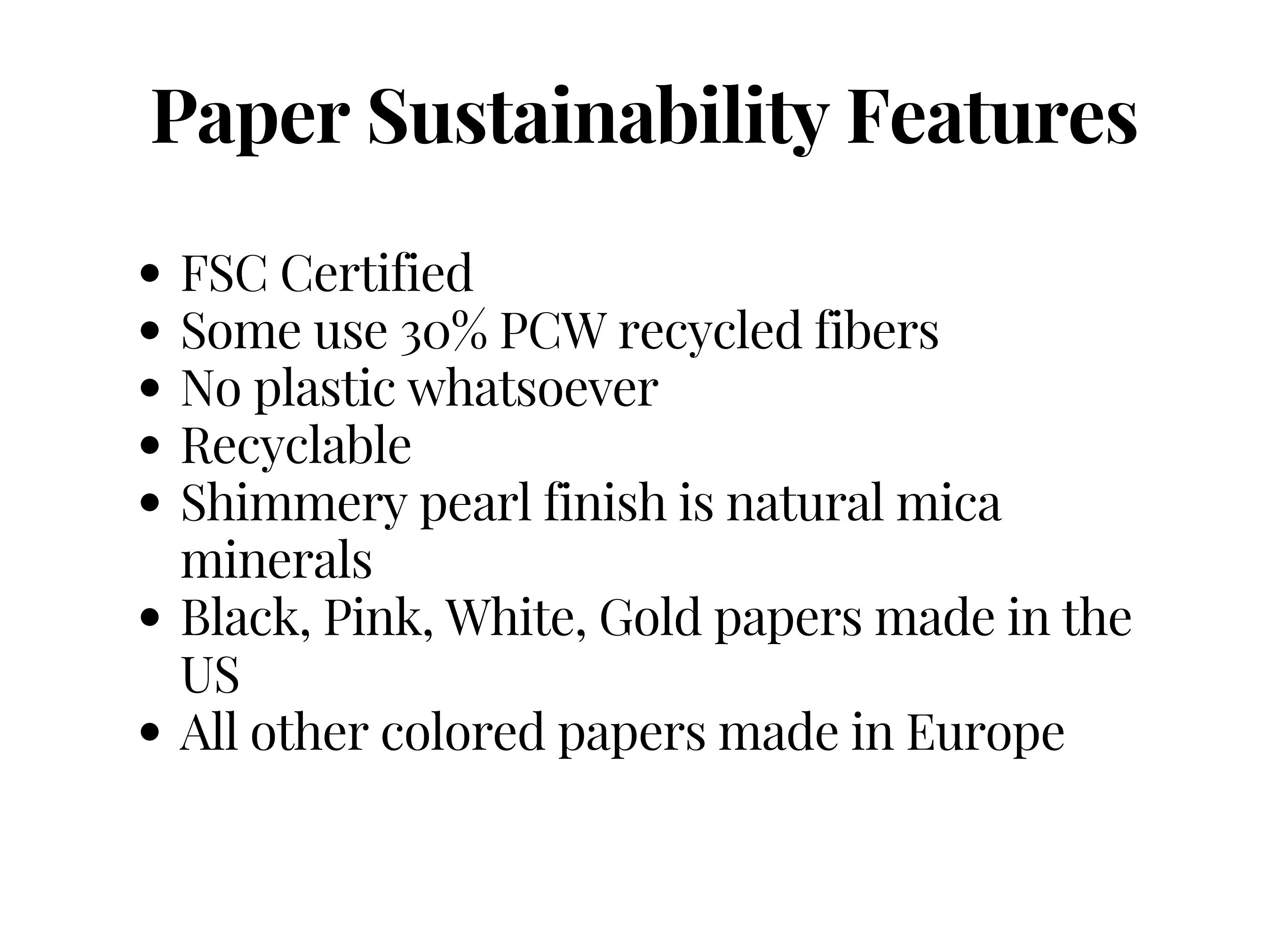 Other Colored Papers