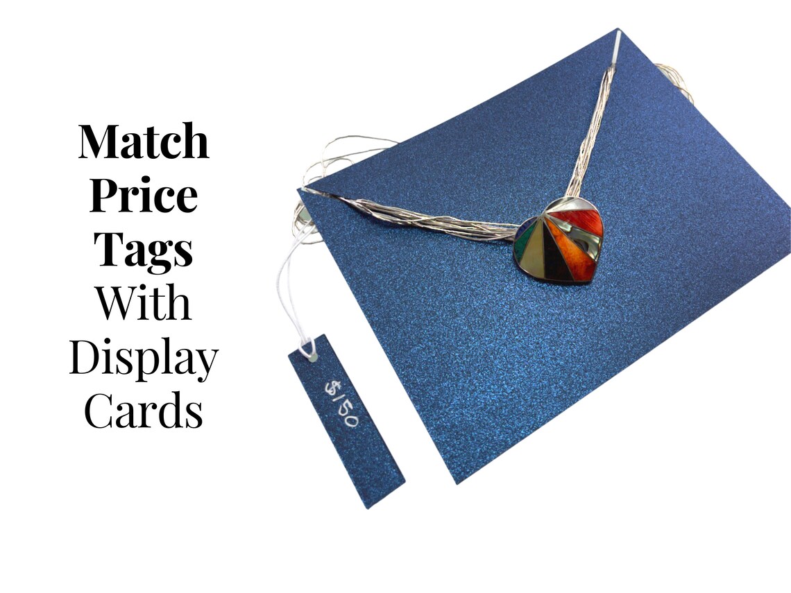 Jewelry Price Tags With Elastic Loop Colorful Tag Set of 100 Etsy